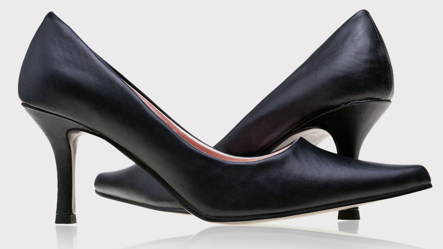 A pair of high-heeled shoes