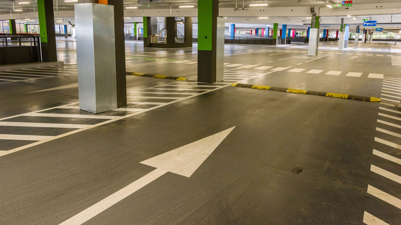 An underground carpark