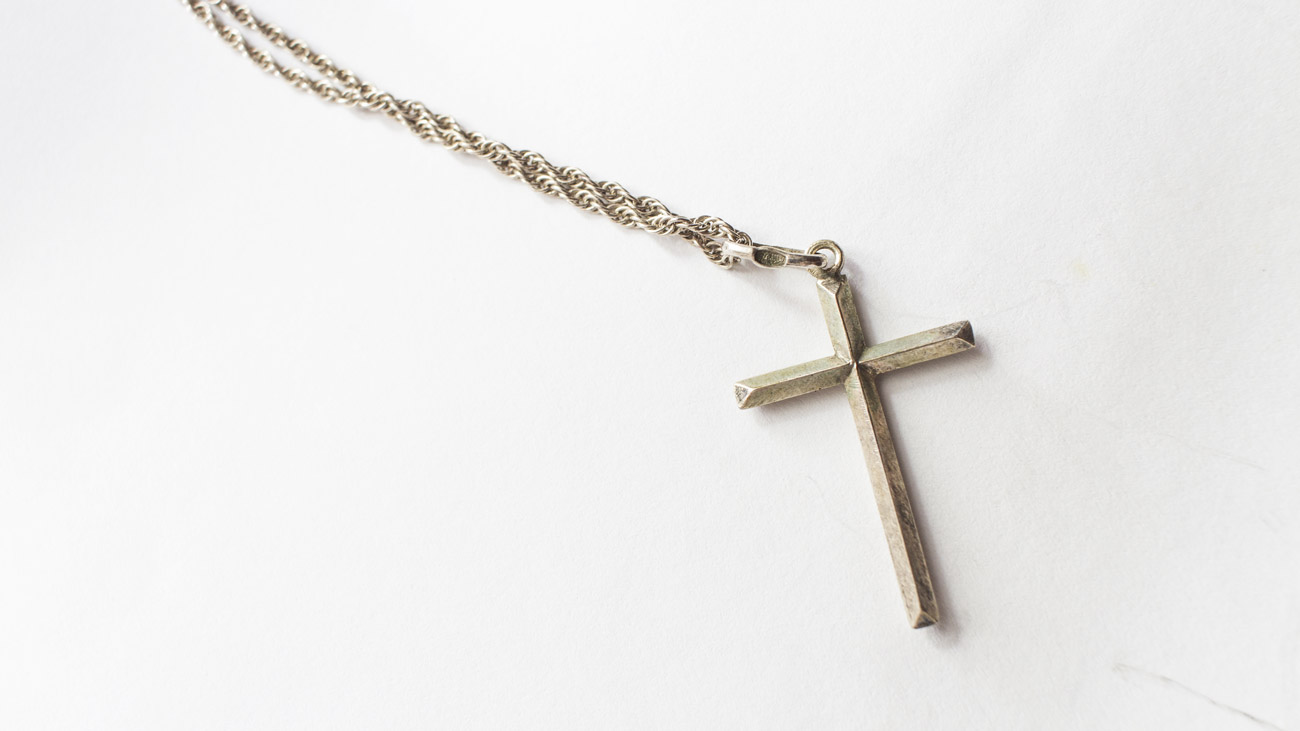 Christian cross necklace